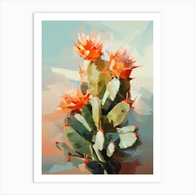 Cactus Painting Acanthocalycium Cactus 7 Art Print