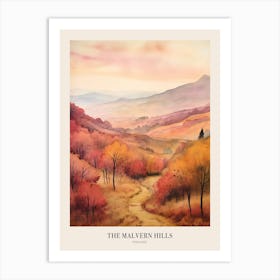 The Malvern Hills England 1 Uk Trail Poster Art Print