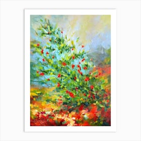 Crown Of Thorns 2 Impressionist Painting Art Print