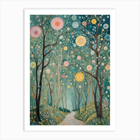 Joy Of The Woods Art Print