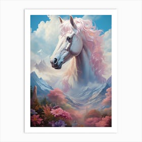 Horse In The Sky 4 Art Print