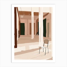 Room With A Chair 1 Art Print