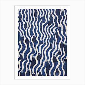 'Blue Wave' 1 Art Print