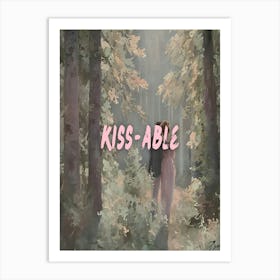 Kissable Art Print