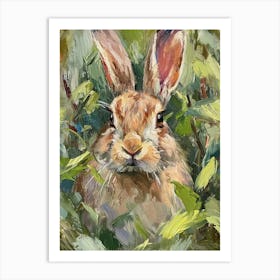 Thrianta Rabbit Painting 4  Art Print