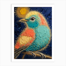 Bird On A Branch 3 Art Print