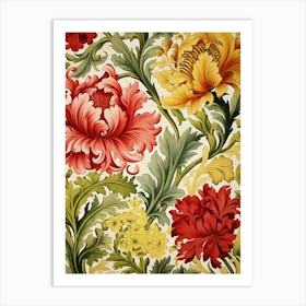 Floral Pattern 54 Art Print