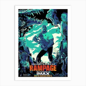 Rampage artwork Art Print