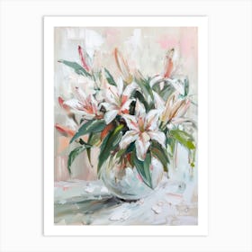 A World Of Flowers Lilies 3 Painting Art Print