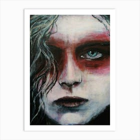 Woman With Blue Eyes 1 Art Print
