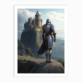 Knight In Shining Armor Art Print