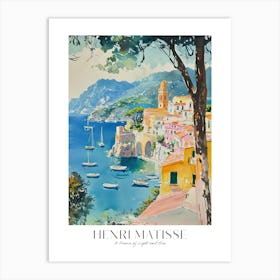 Matisse Painting Print Coastal Eclectic Maximalist Trendy Decor Matisse Gift Idea Art Print