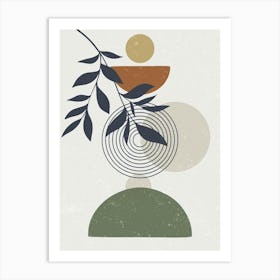 Boho Wall Art Balance in Nature 1 Art Print