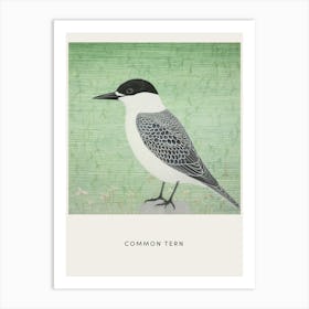 Ohara Koson Inspired Bird Painting Common Tern 1 Poster Art Print