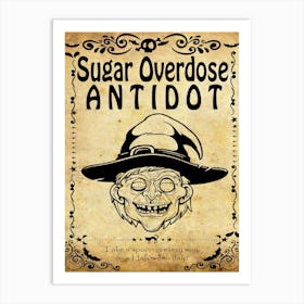 Sugar Overdose Antidote Art Print