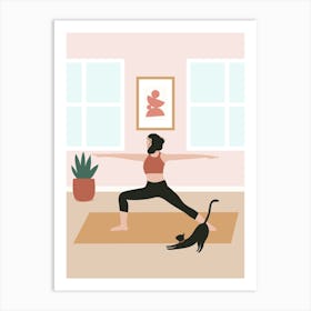 Yoga Home Art Print