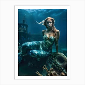 Mermaid-Reimagined 97 Art Print