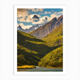 Tierra Del Fuego National Park 2  Argentina Vintage Poster Art Print