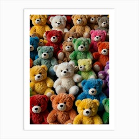 Teddy Bears 3 Art Print