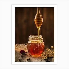 Honey In A Jar Art Print