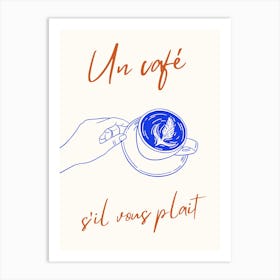 Coffee Please Art Print