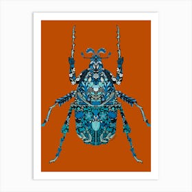 Bejeweled Beetle Art Print