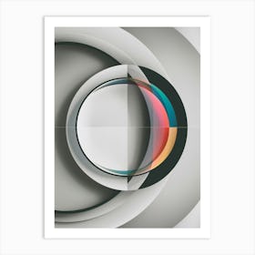 Abstract Circles 2 Art Print