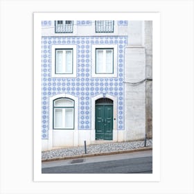 Portuguese Tile Elegance Lisbon House 76 Art Print