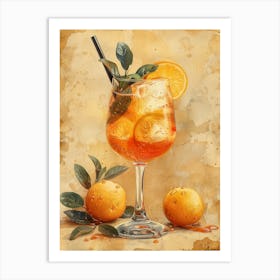 Aperol Spritz Art Print 448 Art Print