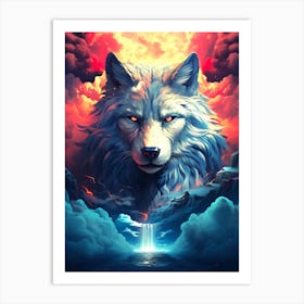 Wolf Art 1 Art Print