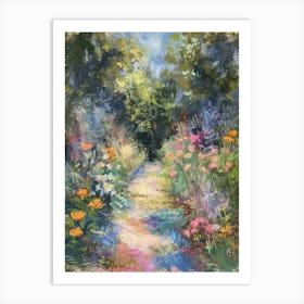  Floral Garden English Oasis 2 Art Print