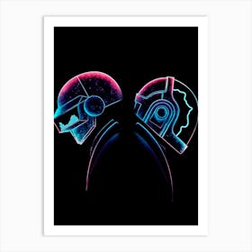 Daft Punk 12 Art Print