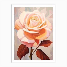 Rose 12 Flower Painting Art Print