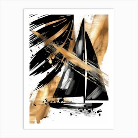 Sailboat Canvas Art Art Print