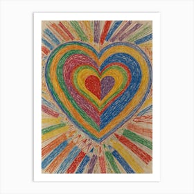 Heart Of Love 41 Art Print