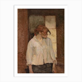 A Montrouge–Rosa La Rouge, Henri de Toulouse-Lautrec Art Print