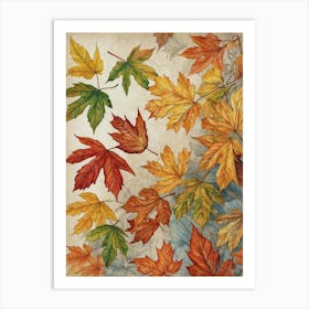 Autumn Leaves 9 Art Print