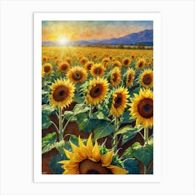 Sunflowers 7 Art Print