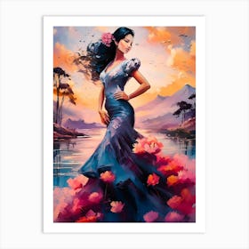 Exotic Beauty Artwork 8 Art Print