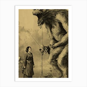 Be like monster Art Print