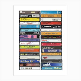 California Anthems - Cassette Print Art Print