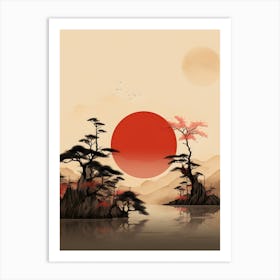 Japanese Landscape Art Print