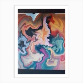 Abstract 40 By Binod Dawadi Art Print