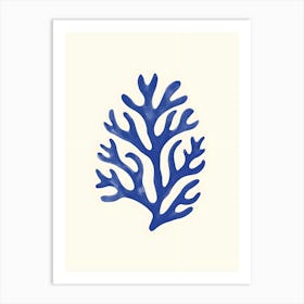 Blue Coral 5 Art Print