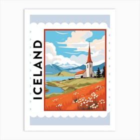 Iceland 2 Travel Stamp Poster Art Print