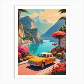 Vintage Travel Posters (3) Art Print