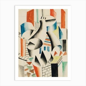 Fernand Léger Le Maçon Ou Nature Morte (1918) Art Print