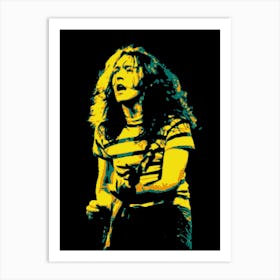 Rory Gallagher Music Legend Art Print