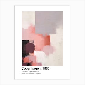 World Tour Exhibition, Abstract Art, Copenhagen, 1960 7 Art Print