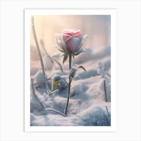 Beautiful Winter Flower 6 Art Print